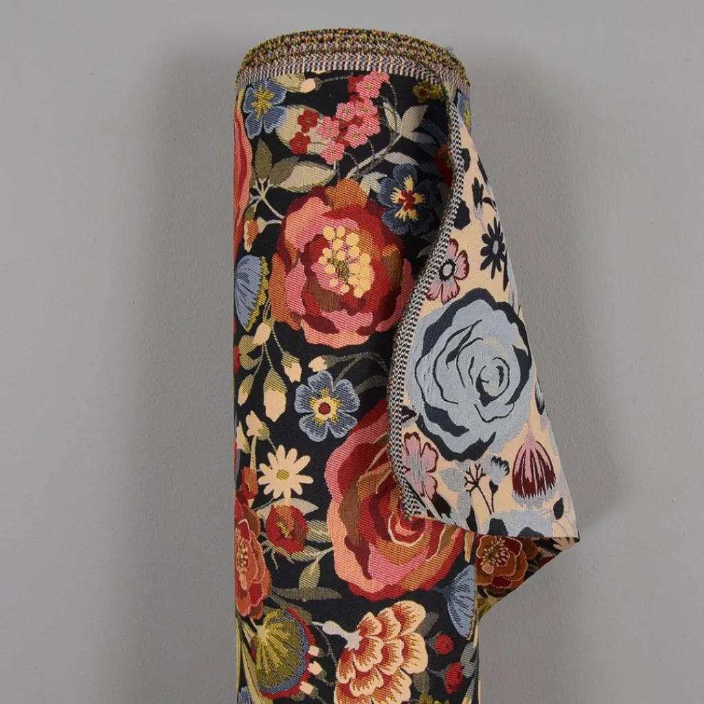 Blommiga Möbeltyger<Nordisk Textil Abelia Jacquard Gobeläng - Klassiskt med vackert blommönster