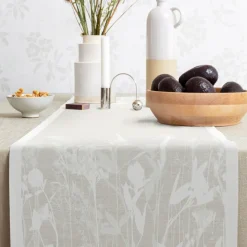 Bordslöpare|Ekelund Löpare<Ekelund Airy beige löpare 35X120 - s Linneväveri