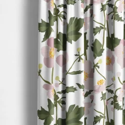 Gardintyger Mönstrade|Arvidssons Textil<Arvidssons textil Anemon rosa tyg