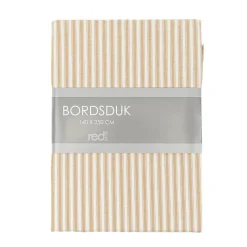 Bordsduk<Redlunds Anna Bordsduk Havre – Randig bomullsduk 140x250 cm