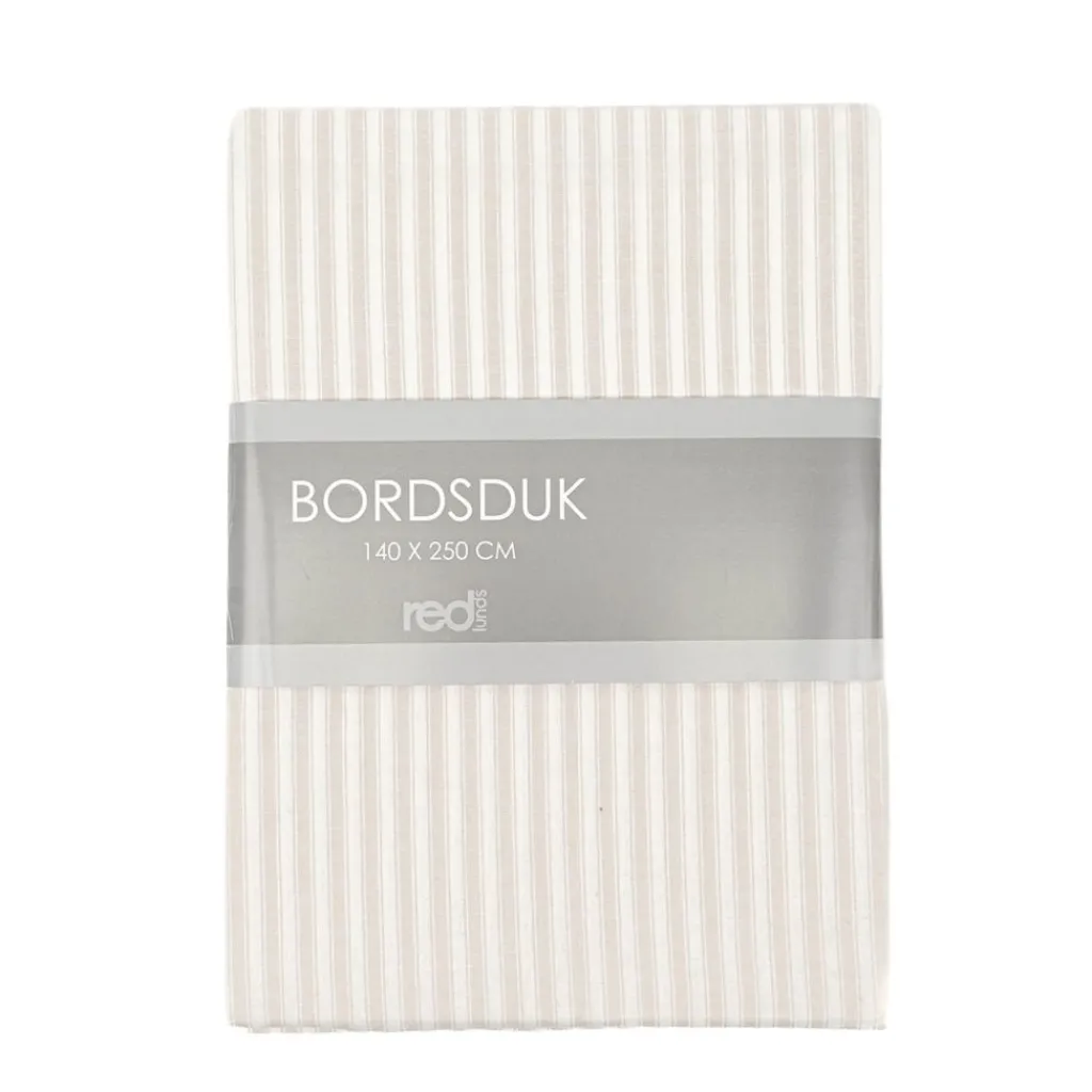 Bordsduk<Redlunds Anna Bordsduk Linne – Randig duk i bomull 140x250 cm