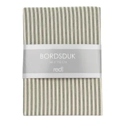 Juldukar|Bordsduk<Redlunds Anna mörkgrön bordsduk – Randig duk i bomull 140x250 cm