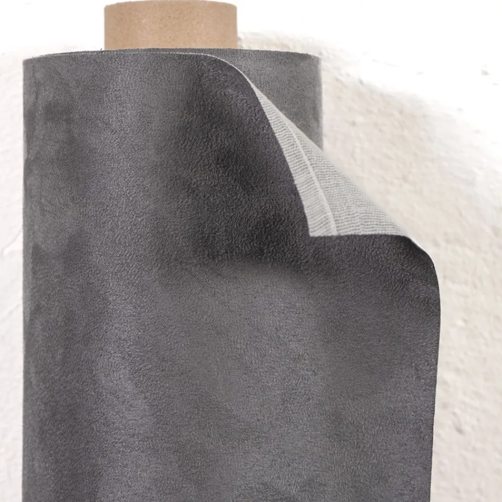 Enfärgade Möbeltyger<Nordisk Textil Antara ljusgrå möbeltyg