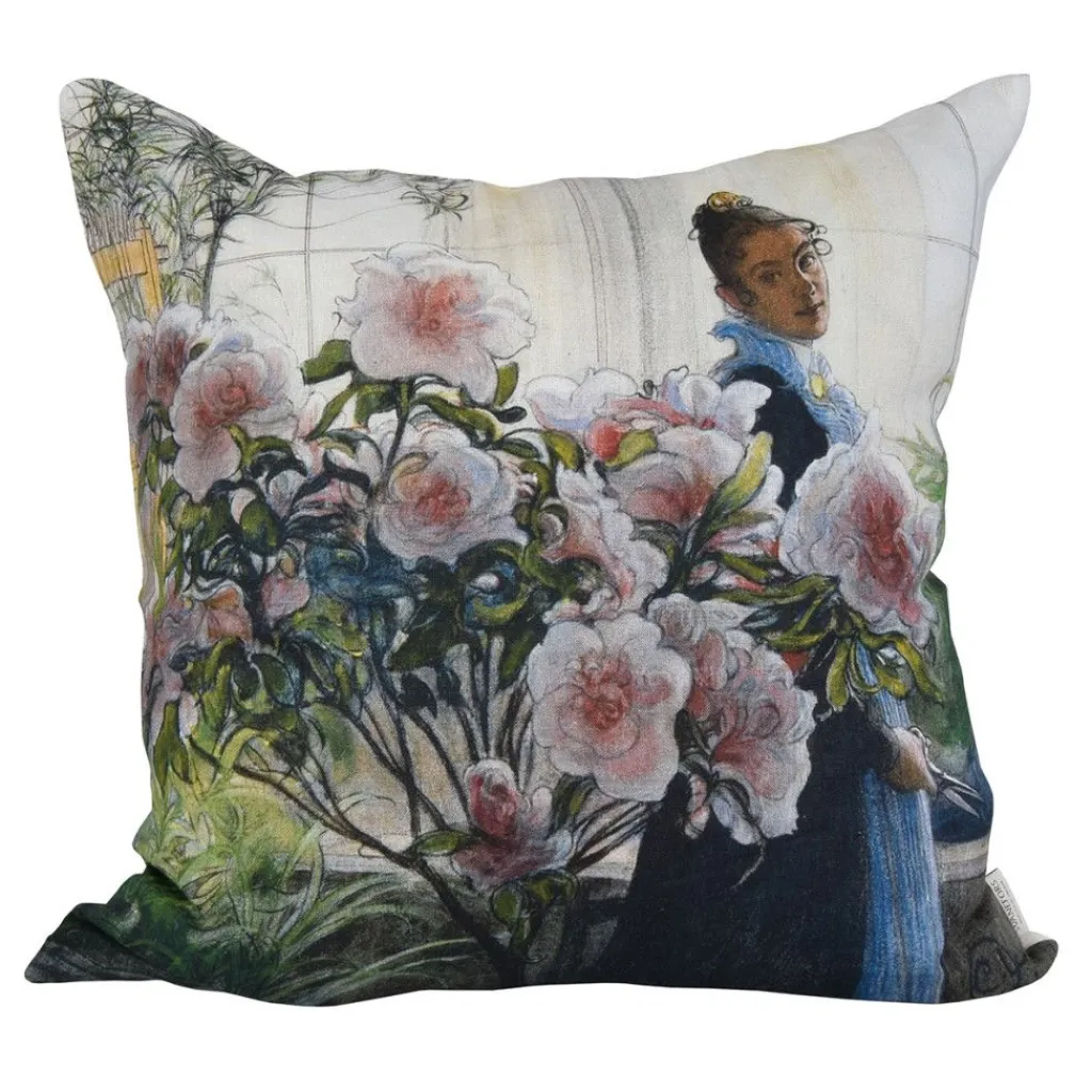 Mönstrade Kuddfodral<Svanefors Azalea kuddfodral - Carl Larsson