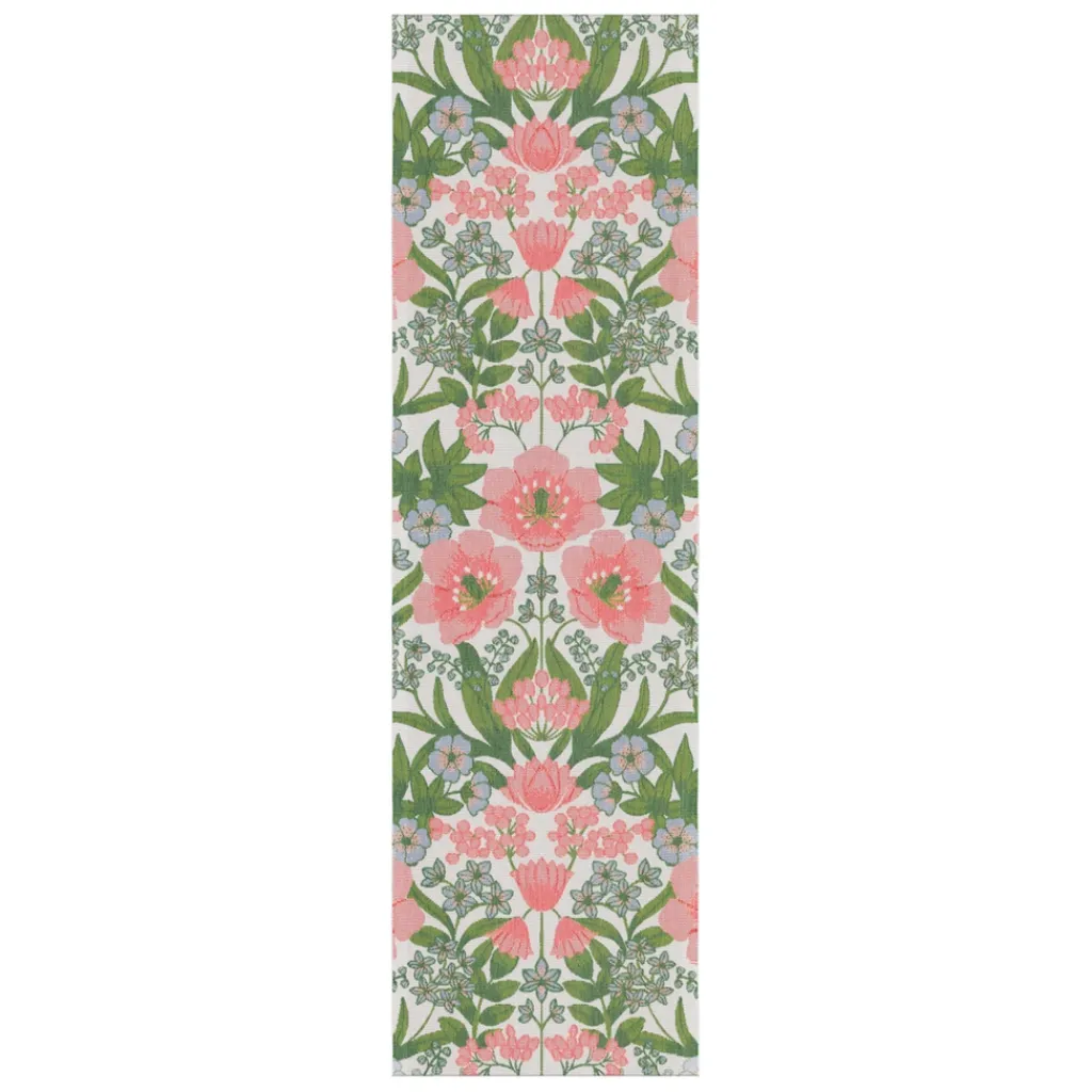 Bordslöpare|Ekelund Löpare<Ekelund Bettys tulpaner löpare 35X120 - s Linneväveri