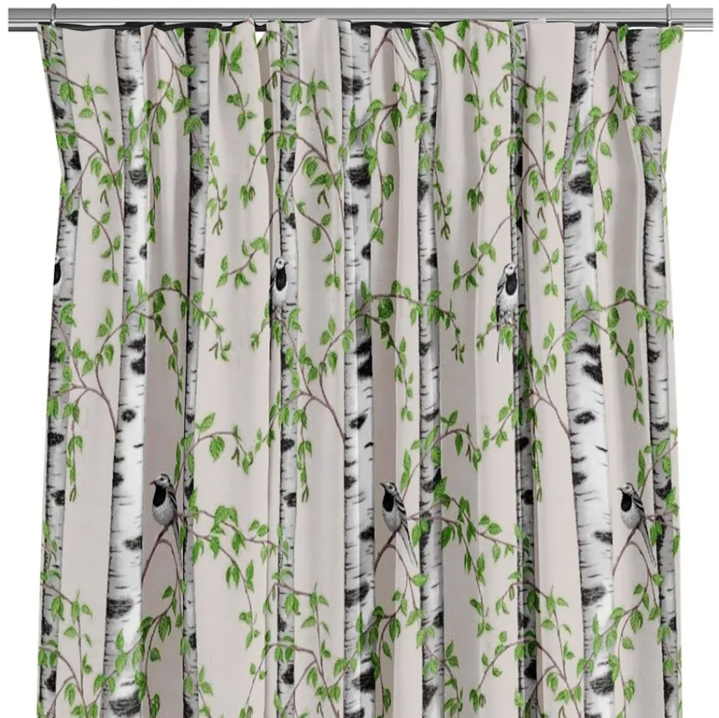 Gardiner Mönstrade<Arvidssons textil Björkdungen beige gardiner