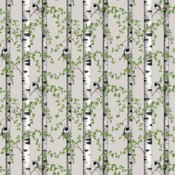 Gardintyger Mönstrade|Arvidssons Textil<Arvidssons textil Björkdungen beige tyg