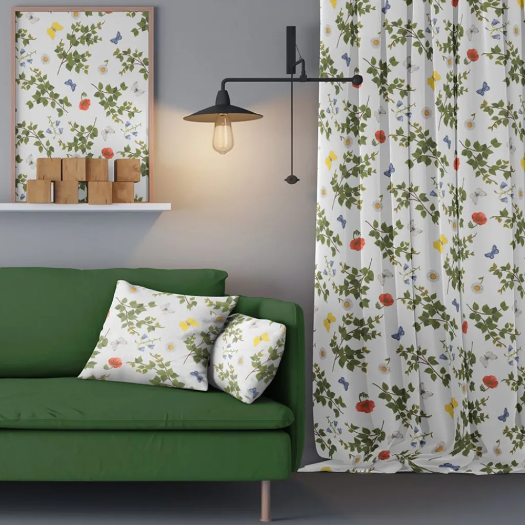 Gardintyger Mönstrade|Arvidssons Textil<Arvidssons textil Björkäng tyg