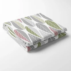 Bordsduk<Arvidssons textil Blader rosa bordsduk