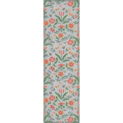 Bordslöpare|Ekelund Löpare<Ekelund Blomglänta löpare 35x120 - s Linneväveri
