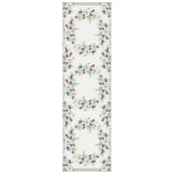 Bordslöpare|Ekelund Löpare<Ekelund Blomkrans löpare 35X120 - s Linneväveri