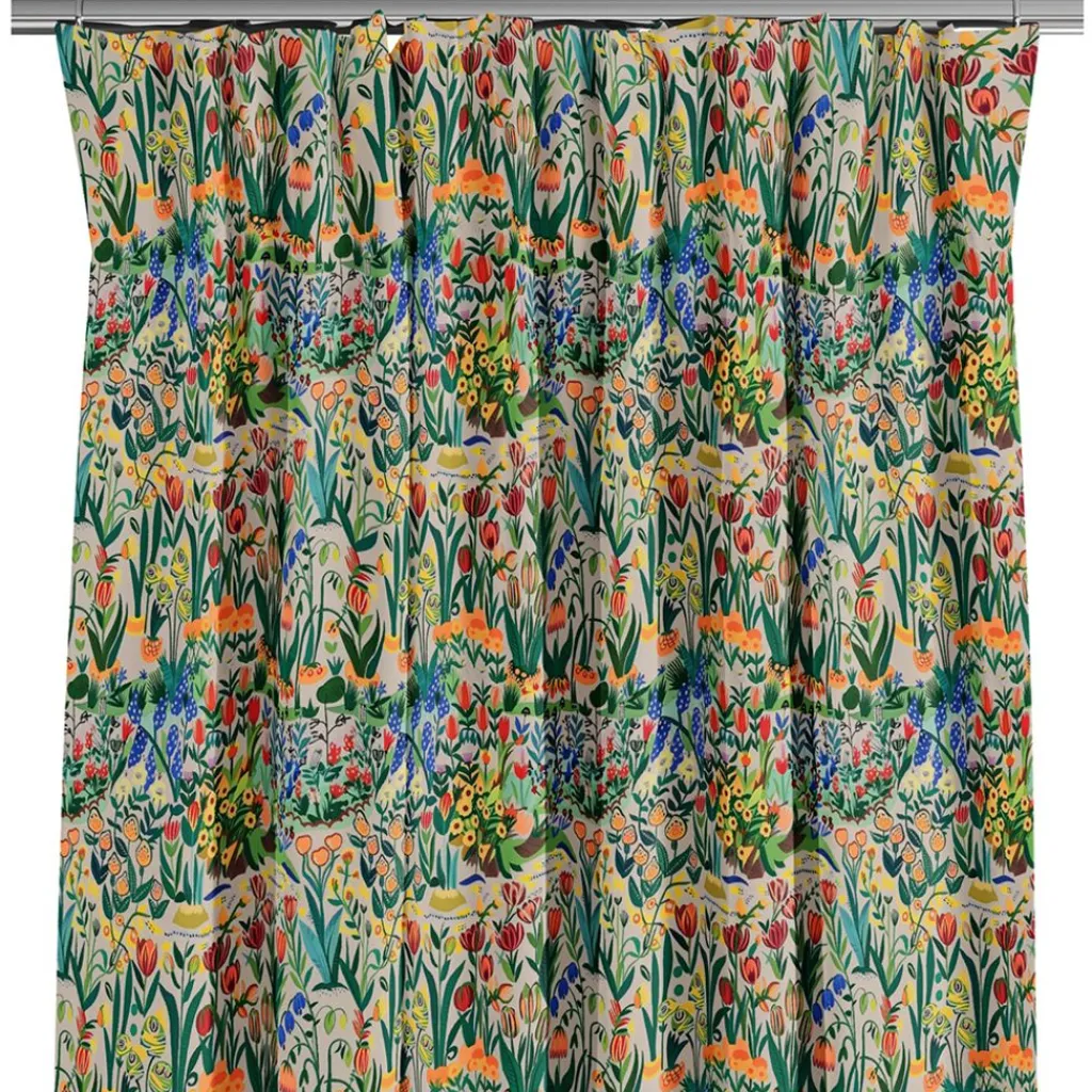 Gardiner Mönstrade<Nordisk Textil Blomsterdröm gardiner