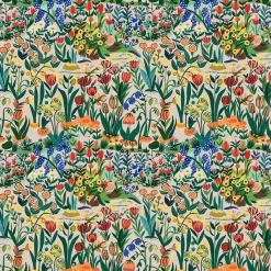 Gardintyger Mönstrade<Nordisk Textil Blomsterdröm tyg - En hyllning till vilda blommor i full blom