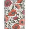Kökshandduk<Ekelund Blomsterfält kökshandduk 35X50 – Ekologisk bomull med blommönster