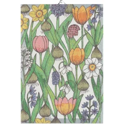 Kökshandduk<Ekelund Blomsterlök kökshandduk 35X50 - s Linneväveri