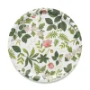Brickor<Arvidssons textil Blomsterlund grön - rund bricka Ø31cm