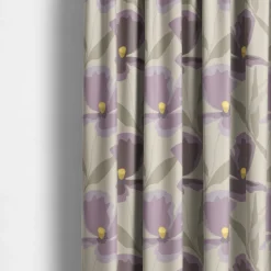 Gardintyger Mönstrade|Arvidssons Textil<Arvidssons textil Blomsterskrud culla lila tyg