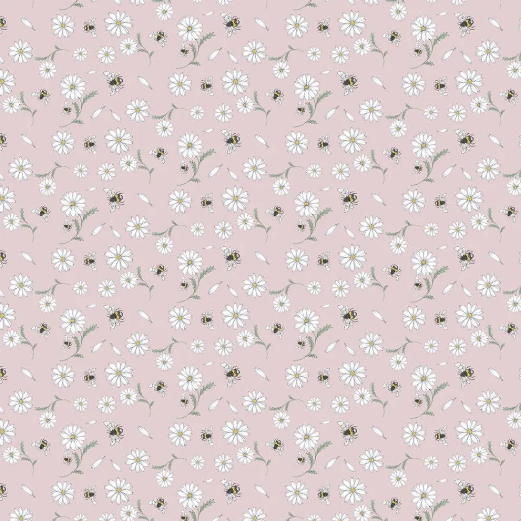 Gardintyger Mönstrade|Arvidssons Textil<Arvidssons textil Blomstersurr rosa tyg