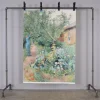 Tygtavla<Svanefors Blomsterträdgård 95x130 Tygtavla - Carl Larsson