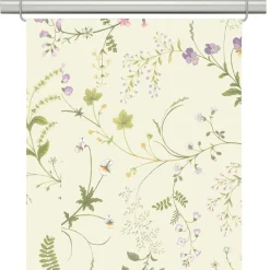 Panelgardiner<Arvidssons textil Blomsteryra gul panelgardiner