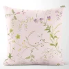 Mönstrade Kuddfodral<Arvidssons textil Blomsteryra rosa kuddfodral