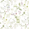 Gardintyger Mönstrade|Arvidssons Textil<Arvidssons textil Blomsteryra vit tyg