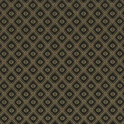 Rutiga Möbeltyger|Mönstrade Möbeltyger<Nordisk Textil Borgholm svart-guld - rutigt möbeltyg i klassisk stil