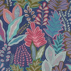 Arts & Crafts Tyger|Gardintyger Mönstrade< Botanic Arty tyg - färgstarkt och med djup och karaktär