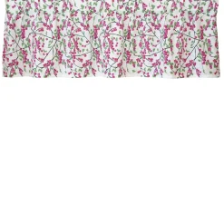 Gardinkappor Mönstrade|Rea Gardiner<Arvidssons textil Bärig cerise gardinkappa metervara
