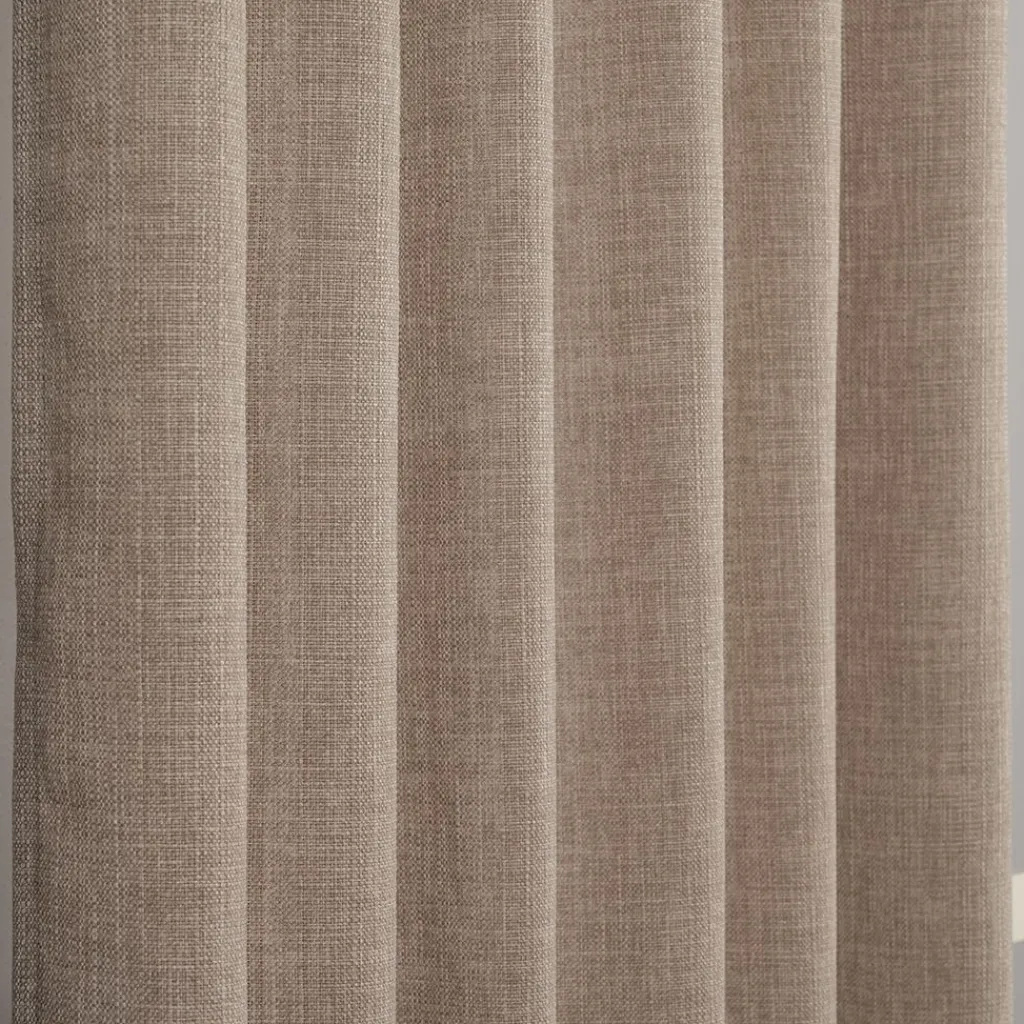 Gardiner Enfärgade<Redlunds Charlie beige gardiner - elegant struktur och mjukt fall