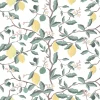 Bordsduk<Arvidssons textil Citron grön bordsduk