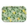 Brickor<Arvidssons textil Citronlycka grön bricka 33×21cm