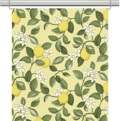 Panelgardiner<Arvidssons textil Citronlycka gul panelgardiner