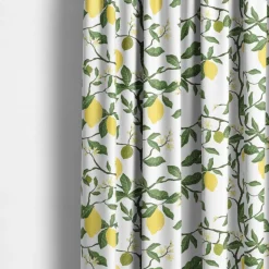 Gardintyger Mönstrade|Arvidssons Textil<Arvidssons textil Citronträd gul - tyg med citroner