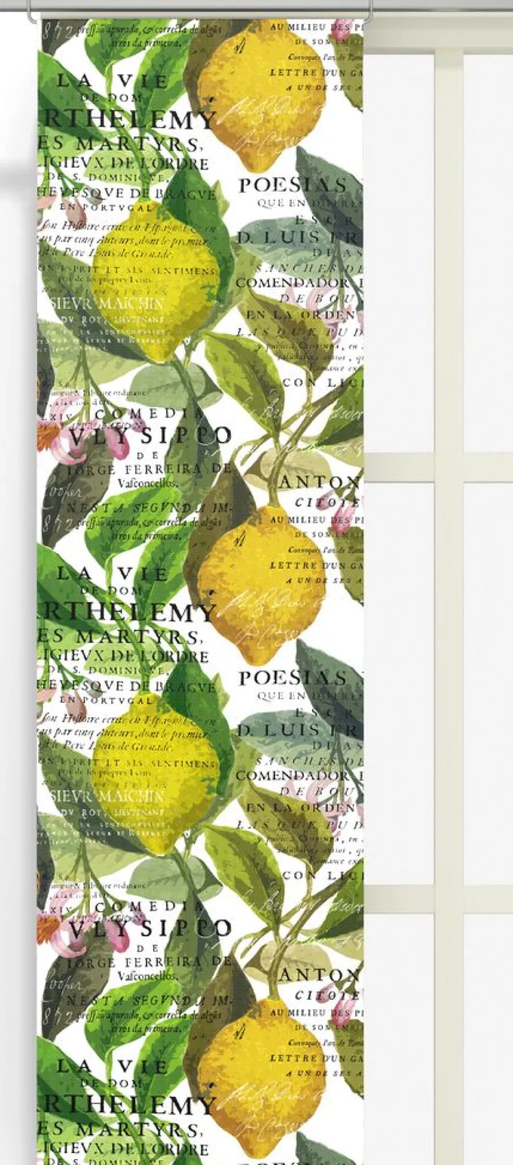 Panelgardiner<Arvidssons textil Citrus offwhite panelgardiner