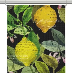 Panelgardiner<Arvidssons textil Citrus svart panelgardiner