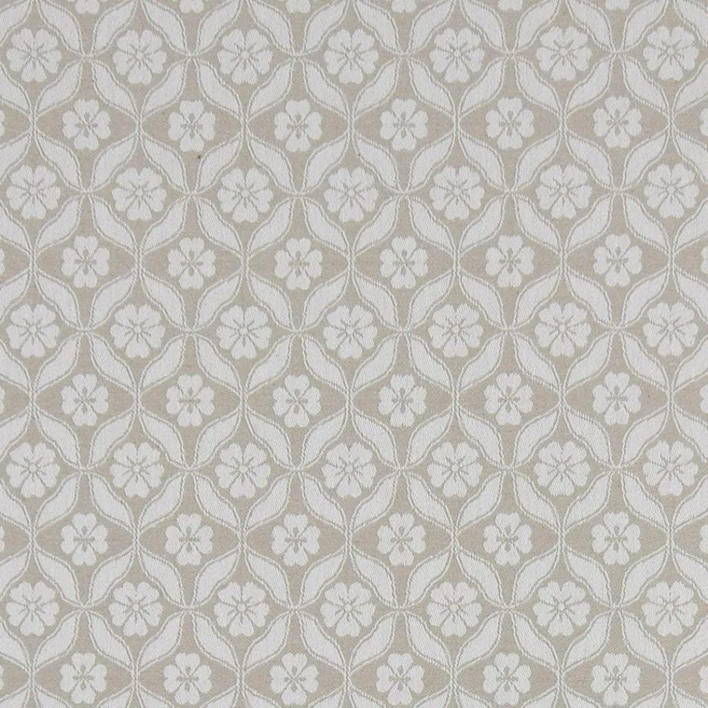 Mönstrade Möbeltyger|Bolster< Clover beige tyg