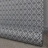 Mönstrade Möbeltyger|Bolster< Clover svart tyg