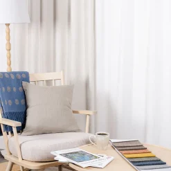 Mörkläggningsgardiner|Gardiner Enfärgade< Cru offwhite mörkläggningsgardin dubbel bredd 1-pack