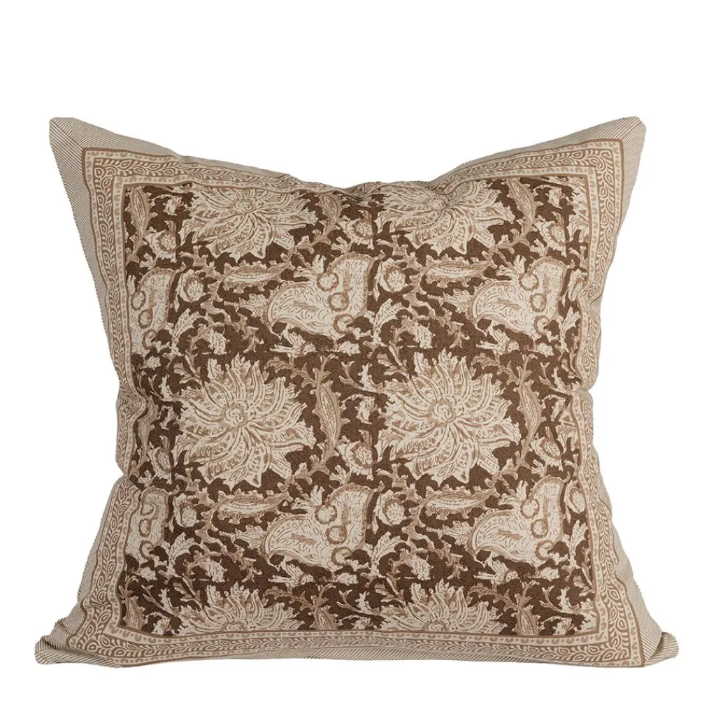Mönstrade Kuddfodral<Fondaco Dante nougat kuddfodral 48x48cm - tidlös charm för soffan och favoritfåtöljen