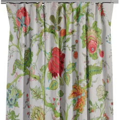 Gardiner Mönstrade|Linnetyger<Nordisk Textil Darjeeling lin gardiner