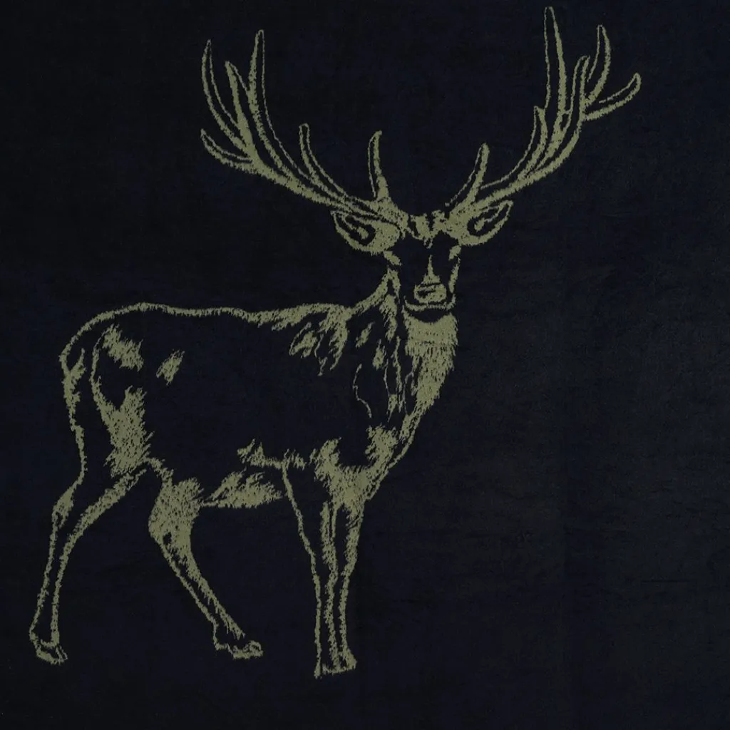 Bomullsfiltar<Biederlack Deer grön filt