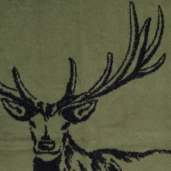 Bomullsfiltar<Biederlack Deer grön filt