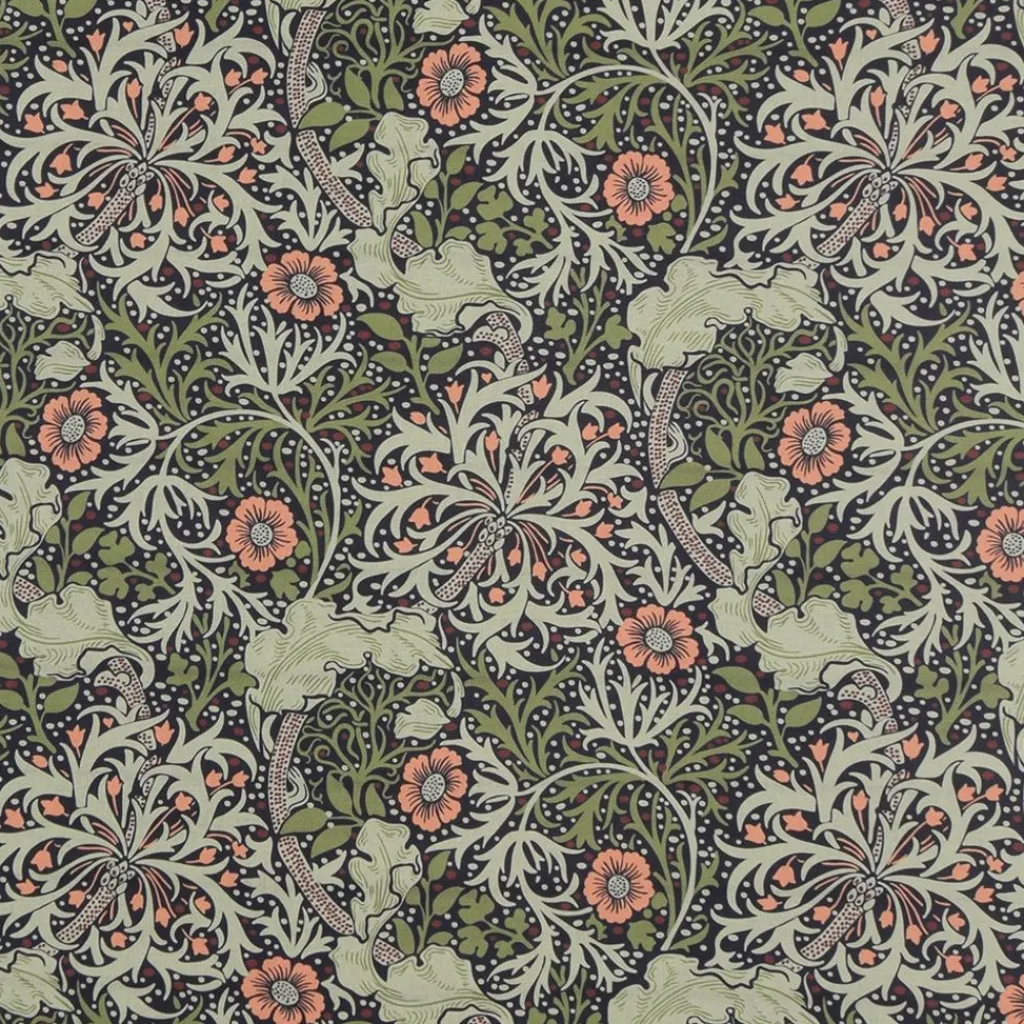 Arts & Crafts Tyger|Gardintyger Mönstrade<Nordisk Textil Delia tyg