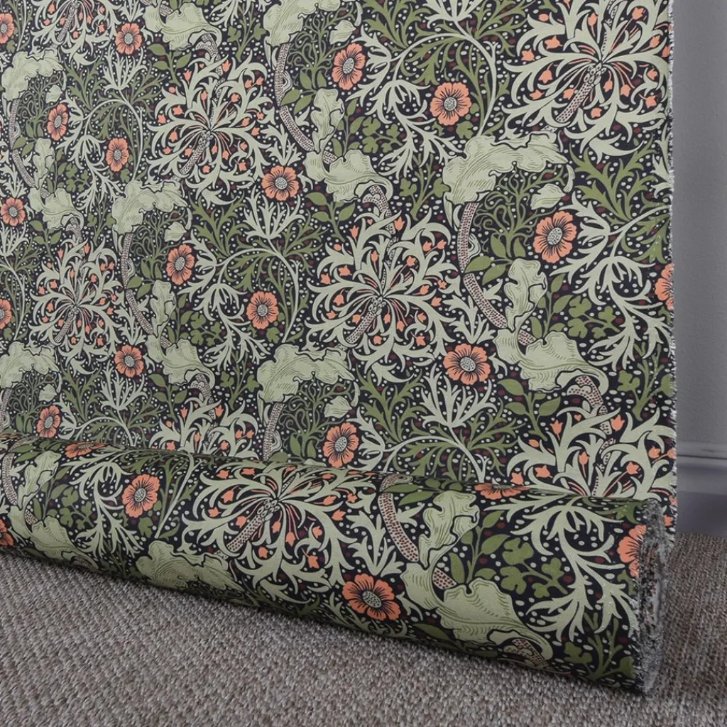 Arts & Crafts Tyger|Gardintyger Mönstrade<Nordisk Textil Delia tyg