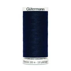 Sytråd<Gutermann Denimtråd 100m Col.6756 blå