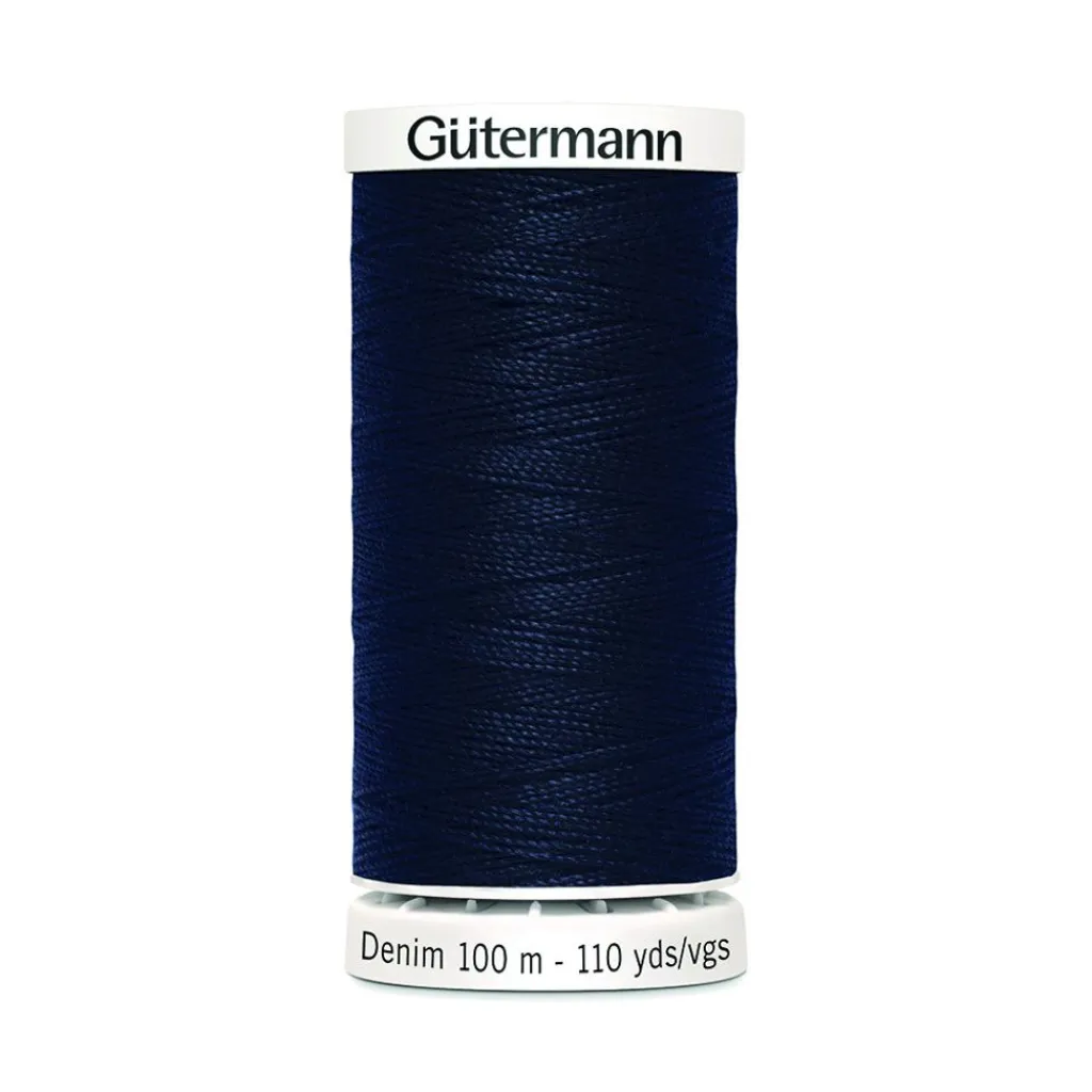 Sytråd<Gutermann Denimtråd 100m Col.6756 blå