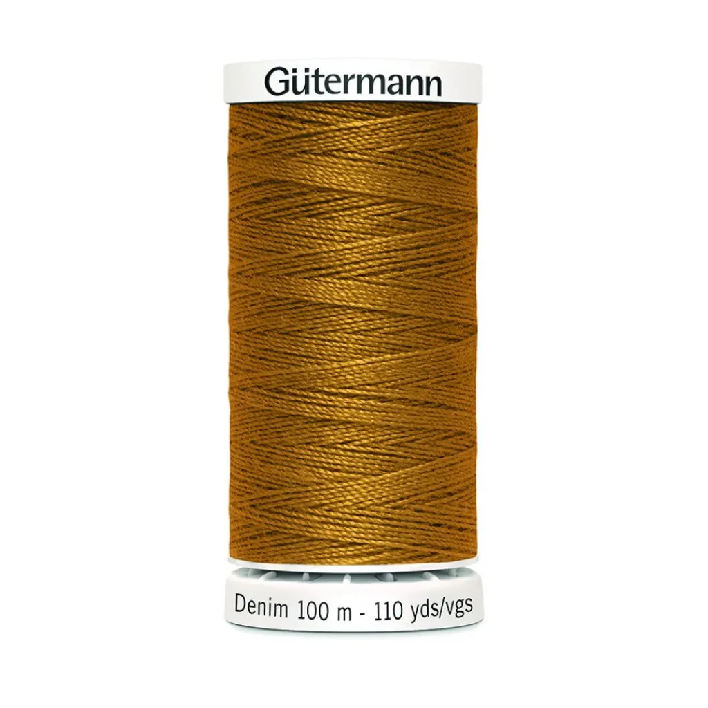 Sytråd<Gutermann Denimtråd 100m Col.1970 ockra