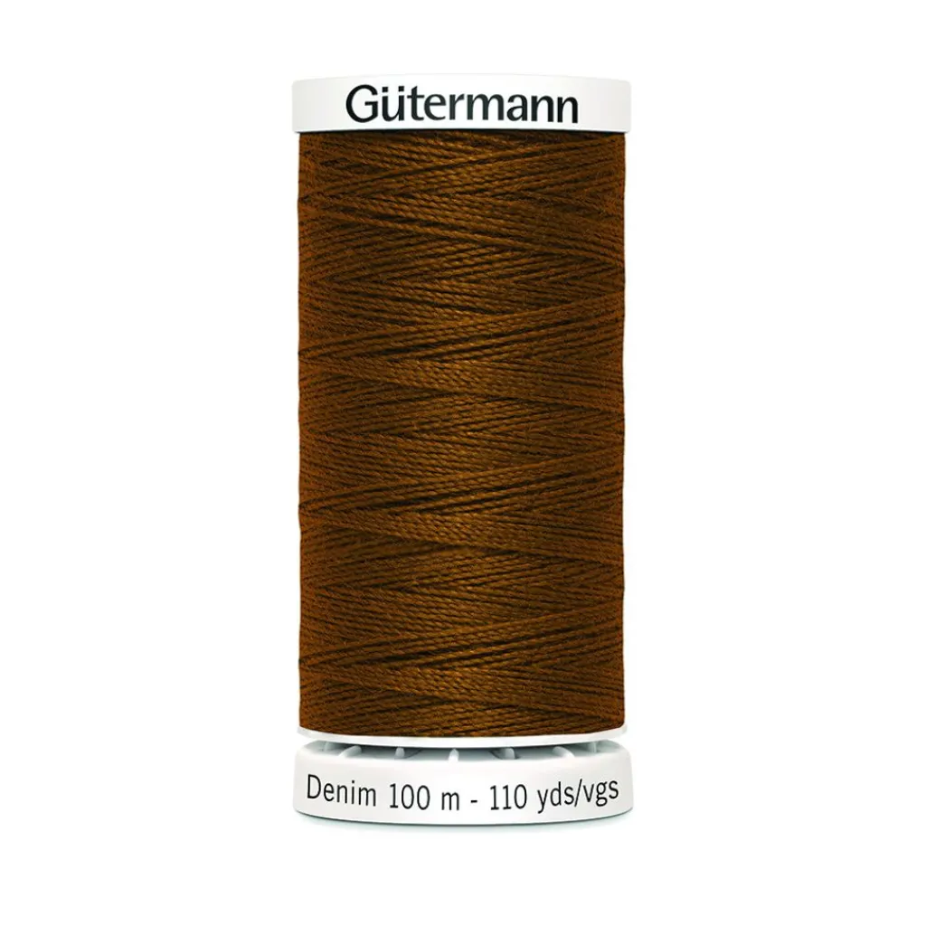 Sytråd<Gutermann Denimtråd 100m Col.2040 rostbrun