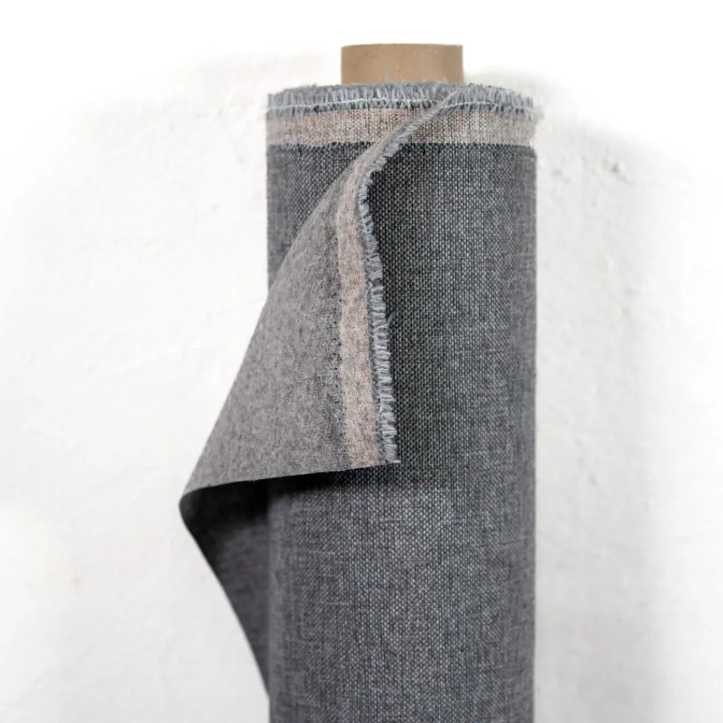 Enfärgade Möbeltyger<Nordisk Textil Denver Ash - Modernt och prisvärt möbeltyg